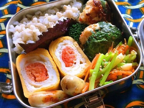 お弁当に彩り*3色卵焼き*